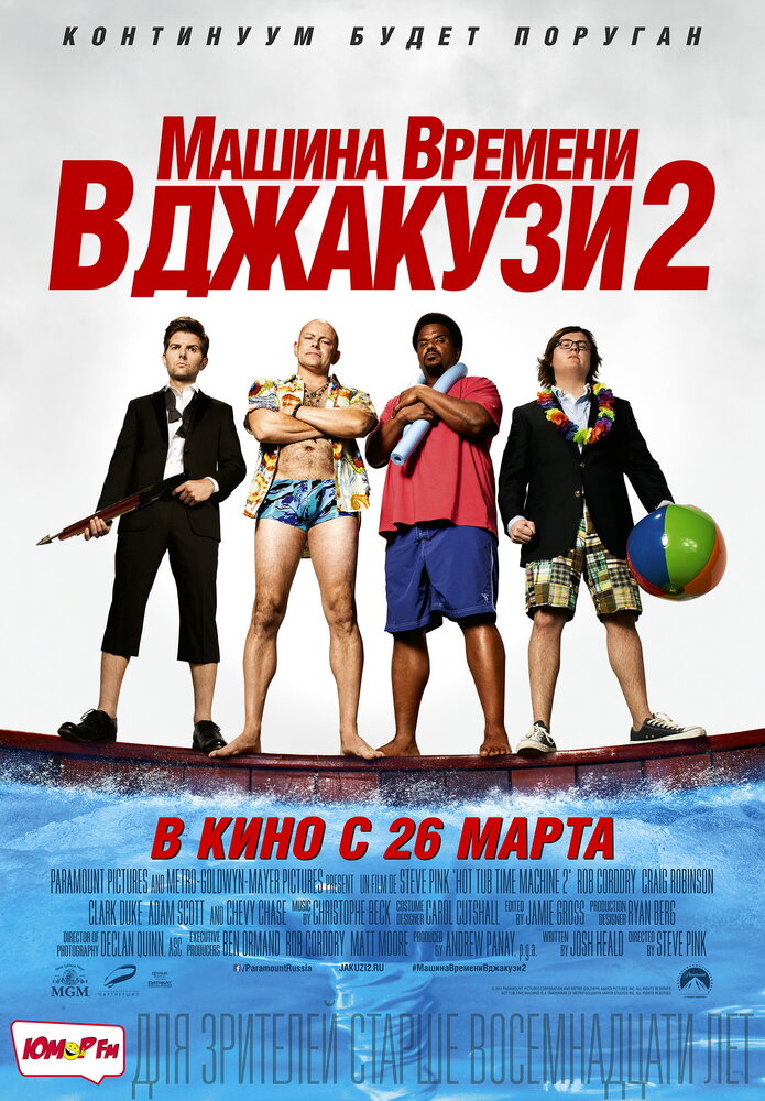 Машина времени в джакузи 2 (2015)